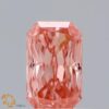 0.5 Carat Radiant Shaped Good Cut Pink- SI1 Lab Grown Diamond