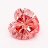 0.76 Carat Heart Shaped Good Cut Pink- SI1 Lab Grown Diamond