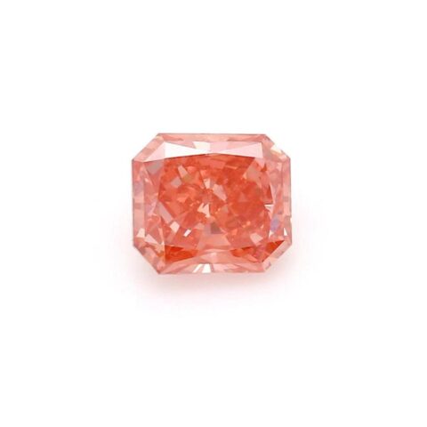 0.76 Carat Radiant Shaped Good Cut Pink- SI1 Lab Grown Diamond