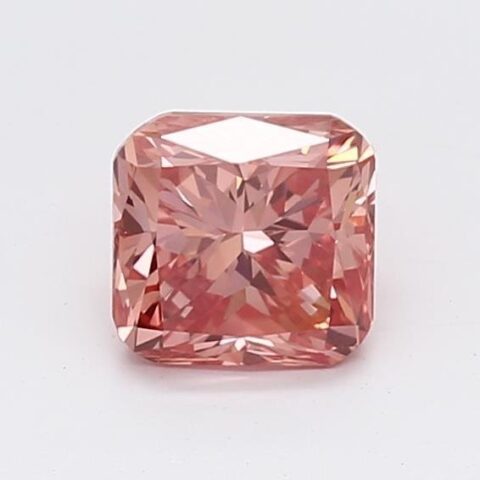 0.82 Carat Cushion Shaped Good Cut Pink- SI1 Lab Grown Diamond