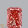 0.91 Carat Radiant Shaped Good Cut Pink- SI2 Lab Grown Diamond