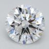 0.93 Carat Round Shaped Excellent Cut F- VS2 Lab Grown Diamond