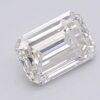0.98 Carat Emerald Shaped Excellent Cut F- VS1 Lab Grown Diamond