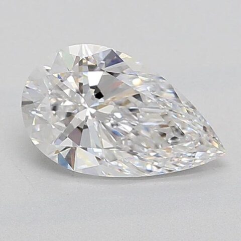 1.01 Carat Pear Shaped Excellent Cut D- VVS2 Lab Grown Diamond