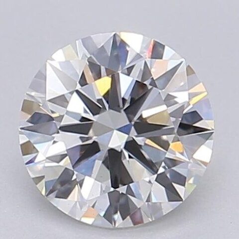 1.01 Carat Round Shaped Excellent Cut F- VS1 Lab Grown Diamond