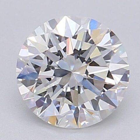 1.01 Carat Round Shaped Excellent Cut F- VS1 Lab Grown Diamond