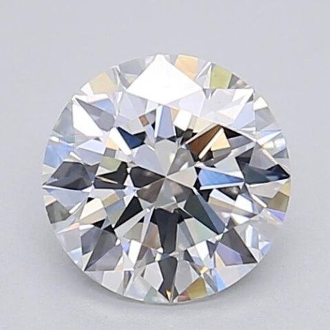 1.01 Carat Round Shaped Excellent Cut F- VS1 Lab Grown Diamond
