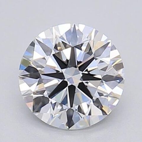 1.01 Carat Round Shaped Excellent Cut F- VS1 Lab Grown Diamond