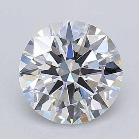 1.01 Carat Round Shaped Excellent Cut F- VS1 Lab Grown Diamond