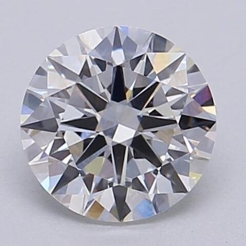 1.01 Carat Round Shaped Excellent Cut F- VS1 Lab Grown Diamond