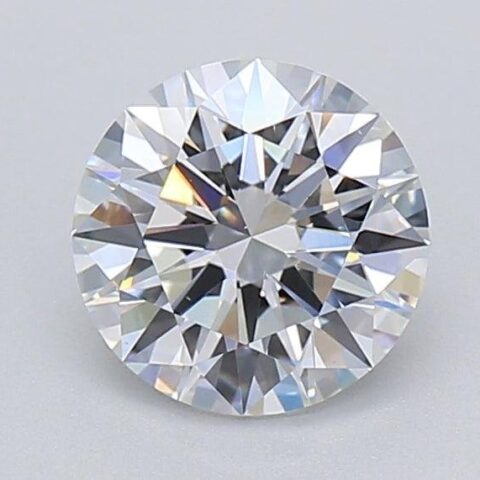 1.01 Carat Round Shaped Excellent Cut F- VS1 Lab Grown Diamond