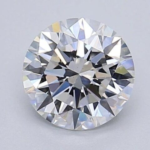 1.01 Carat Round Shaped Excellent Cut F- VS2 Lab Grown Diamond