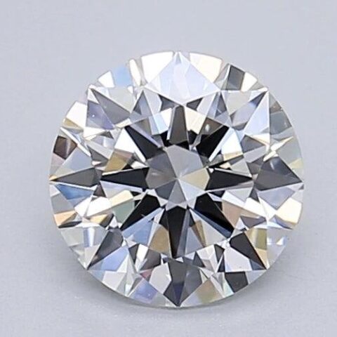 1.01 Carat Round Shaped Excellent Cut F- VS2 Lab Grown Diamond