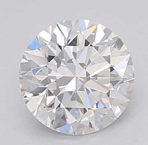 1.01 Carat Round Shaped Excellent Cut F- VS2 Lab Grown Diamond