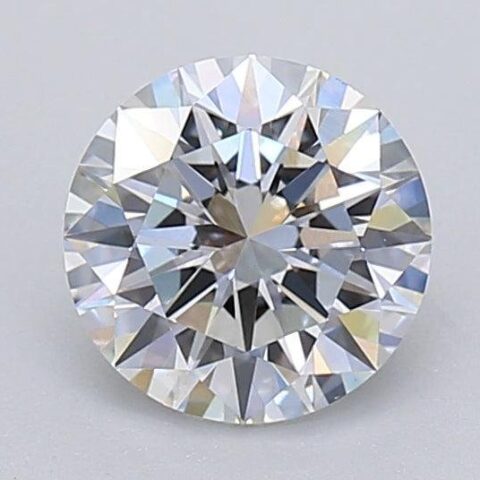 1.02 Carat Round Shaped Excellent Cut E- VS1 Lab Grown Diamond