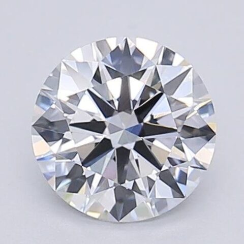 1.02 Carat Round Shaped Excellent Cut E- VS1 Lab Grown Diamond