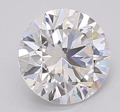1.02 Carat Round Shaped Excellent Cut E- VS1 Lab Grown Diamond