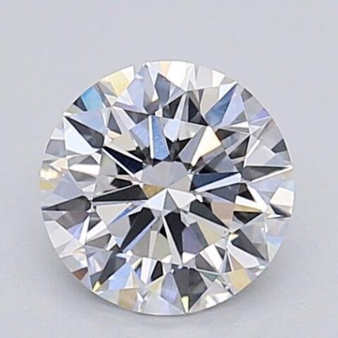 1.02 Carat Round Shaped Excellent Cut E- VS1 Lab Grown Diamond