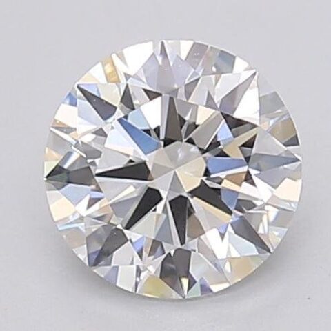 1.02 Carat Round Shaped Excellent Cut E- VS1 Lab Grown Diamond