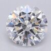1.02 Carat Round Shaped Excellent Cut E- VS1 Lab Grown Diamond