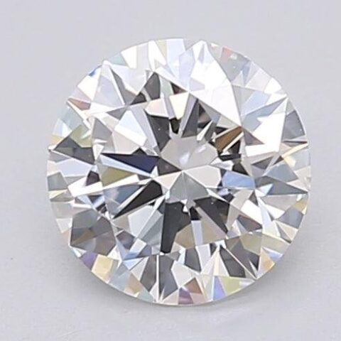 1.02 Carat Round Shaped Excellent Cut E- VS1 Lab Grown Diamond
