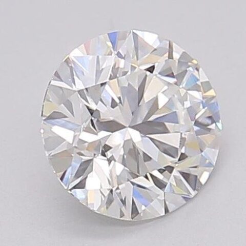 1.02 Carat Round Shaped Excellent Cut E- VS1 Lab Grown Diamond