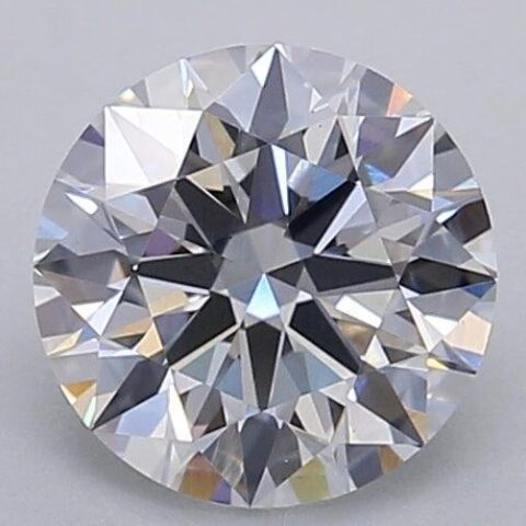 1.02 Carat Round Shaped Excellent Cut E- VS1 Lab Grown Diamond