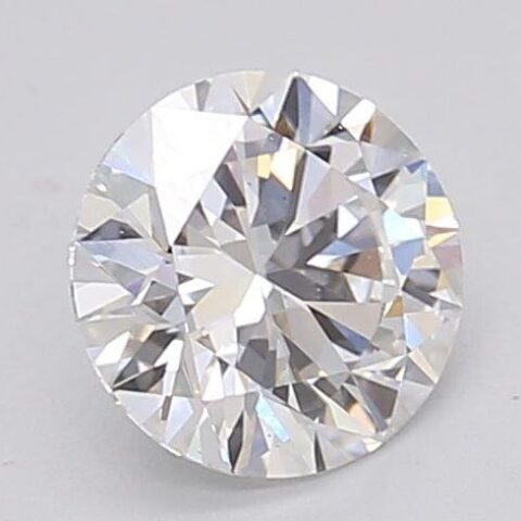 1.02 Carat Round Shaped Excellent Cut E- VS1 Lab Grown Diamond