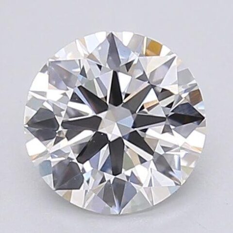1.02 Carat Round Shaped Excellent Cut E- VS1 Lab Grown Diamond