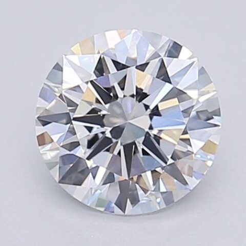 1.02 Carat Round Shaped Excellent Cut E- VS2 Lab Grown Diamond