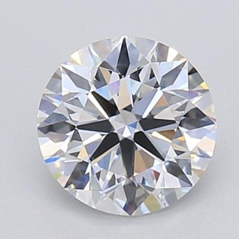 1.02 Carat Round Shaped Excellent Cut E- VS2 Lab Grown Diamond