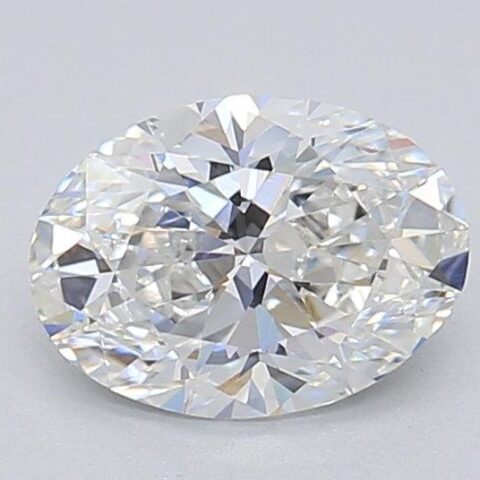 1.02 Carat Oval Shaped Excellent Cut F- VS1 Lab Grown Diamond