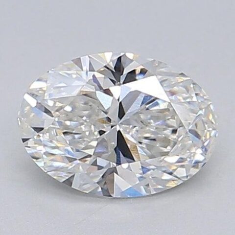 1.02 Carat Oval Shaped Excellent Cut F- VS1 Lab Grown Diamond