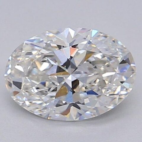 1.02 Carat Oval Shaped Excellent Cut F- VS1 Lab Grown Diamond