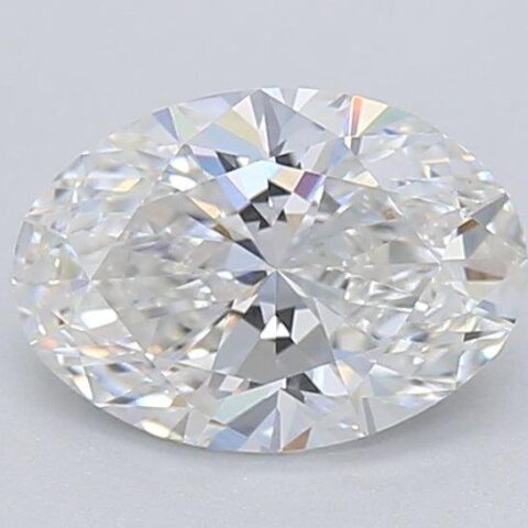 1.02 Carat Oval Shaped Excellent Cut F- VS1 Lab Grown Diamond