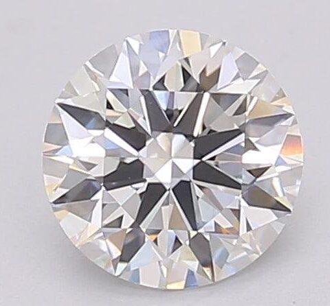 1.02 Carat Round Shaped Excellent Cut F- VS1 Lab Grown Diamond