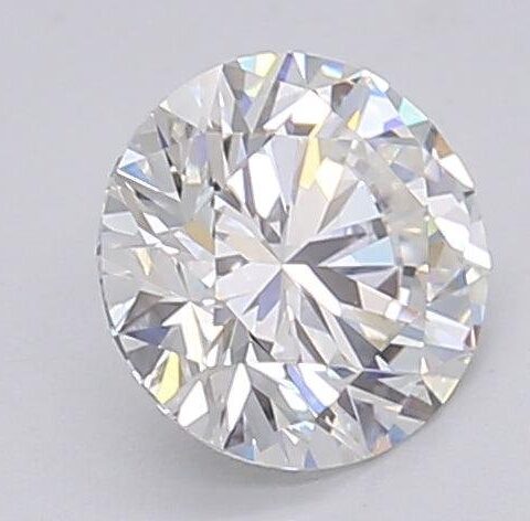 1.02 Carat Round Shaped Excellent Cut F- VS1 Lab Grown Diamond