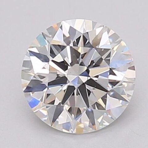1.02 Carat Round Shaped Excellent Cut F- VS1 Lab Grown Diamond