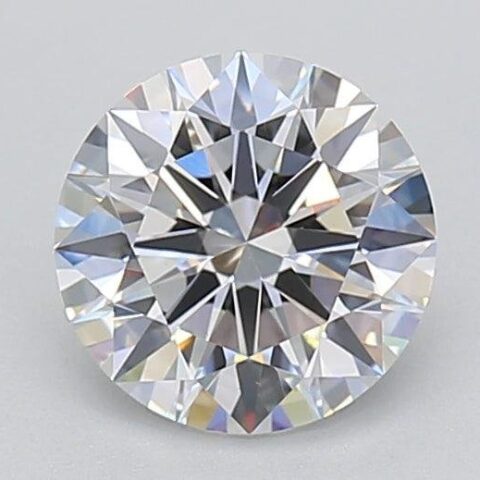 1.02 Carat Round Shaped Excellent Cut F- VS1 Lab Grown Diamond