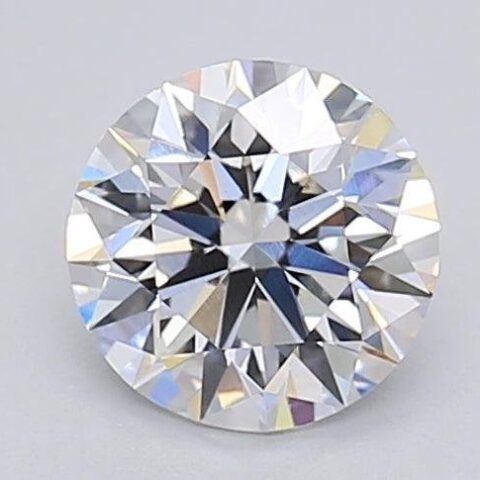 1.02 Carat Round Shaped Excellent Cut F- VS1 Lab Grown Diamond