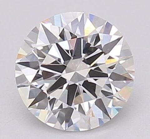 1.02 Carat Round Shaped Excellent Cut F- VS1 Lab Grown Diamond