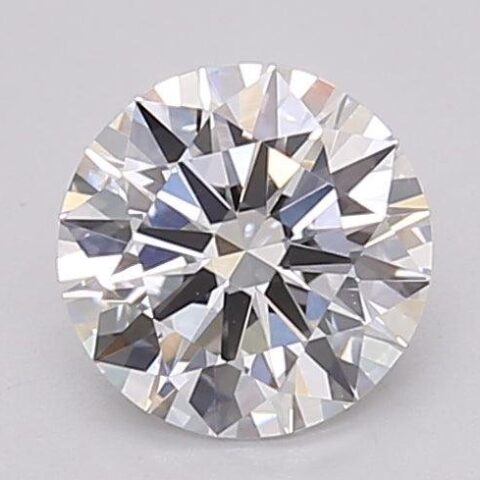 1.02 Carat Round Shaped Excellent Cut F- VS1 Lab Grown Diamond