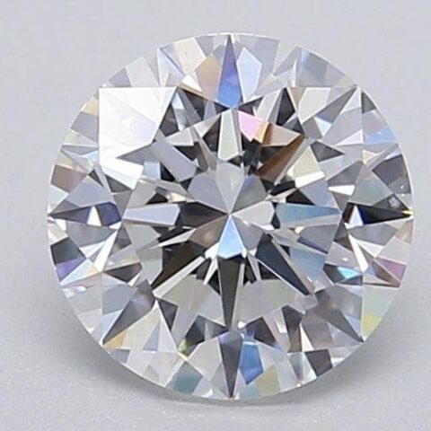 1.02 Carat Round Shaped Excellent Cut F- VS1 Lab Grown Diamond