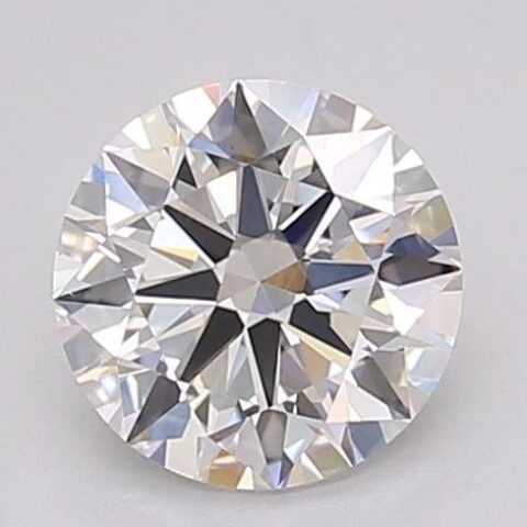 1.02 Carat Round Shaped Excellent Cut F- VS1 Lab Grown Diamond