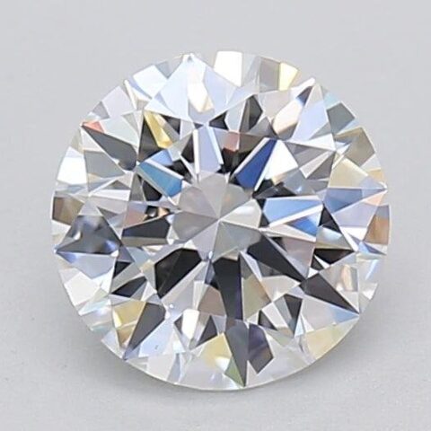 1.02 Carat Round Shaped Excellent Cut F- VS1 Lab Grown Diamond