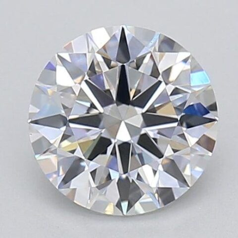 1.02 Carat Round Shaped Excellent Cut F- VS1 Lab Grown Diamond