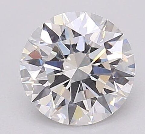 1.02 Carat Round Shaped Excellent Cut F- VS1 Lab Grown Diamond