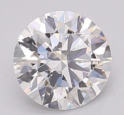 1.02 Carat Round Shaped Excellent Cut F- VS1 Lab Grown Diamond