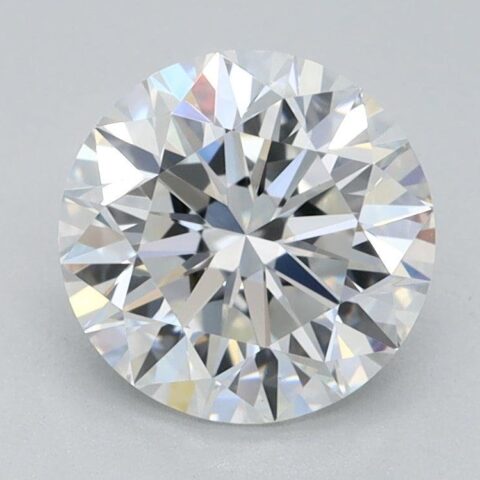 1.02 Carat Round Shaped Excellent Cut F- VS1 Lab Grown Diamond