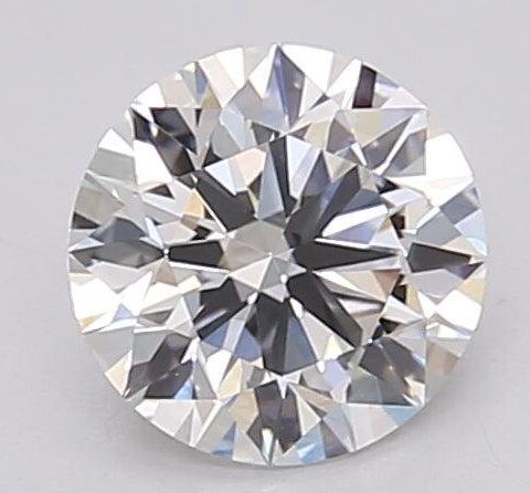 1.02 Carat Round Shaped Excellent Cut F- VS1 Lab Grown Diamond